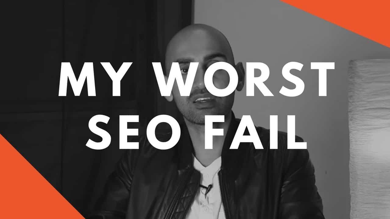 My Biggest SEO Fail (Unbelievable Rookie Mistake)