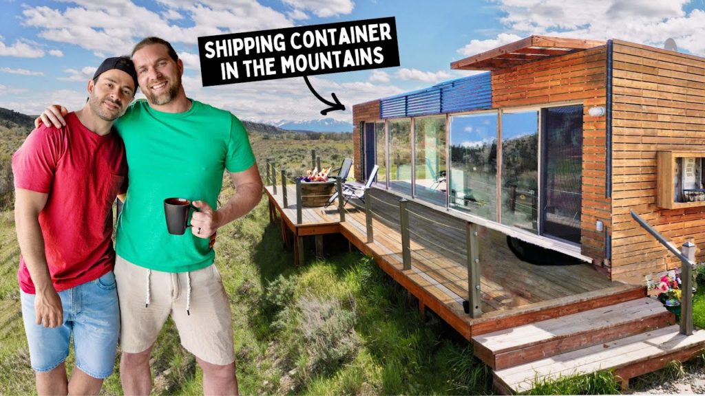 Our Shipping Container Tiny Home in the Mountains (unique Airbnb)