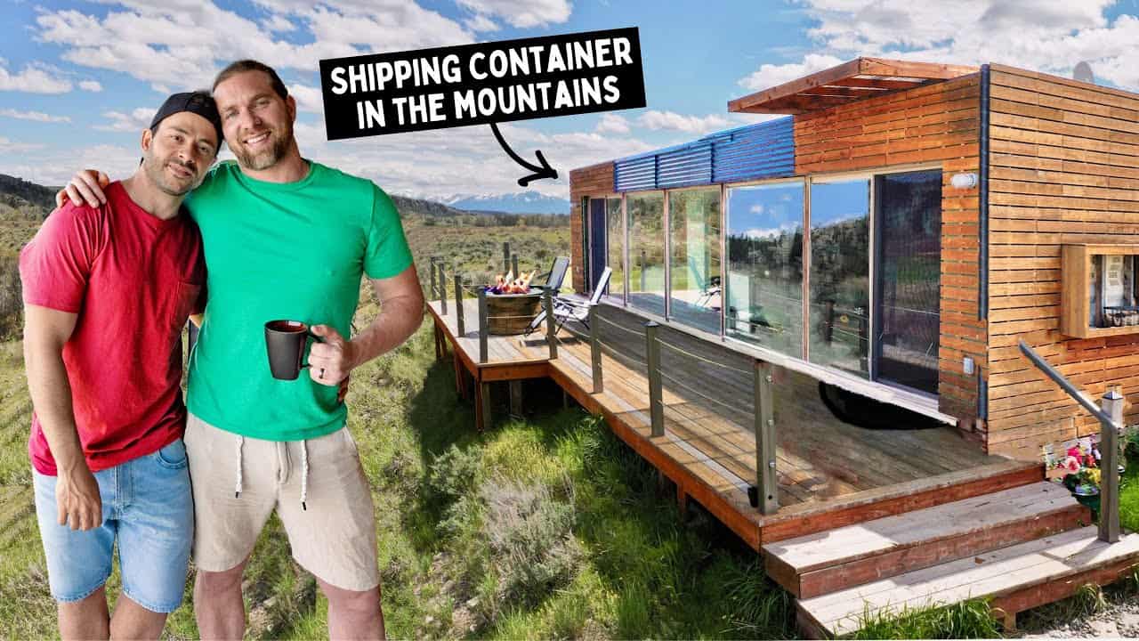 Our Shipping Container Tiny Home in the Mountains (unique Airbnb)