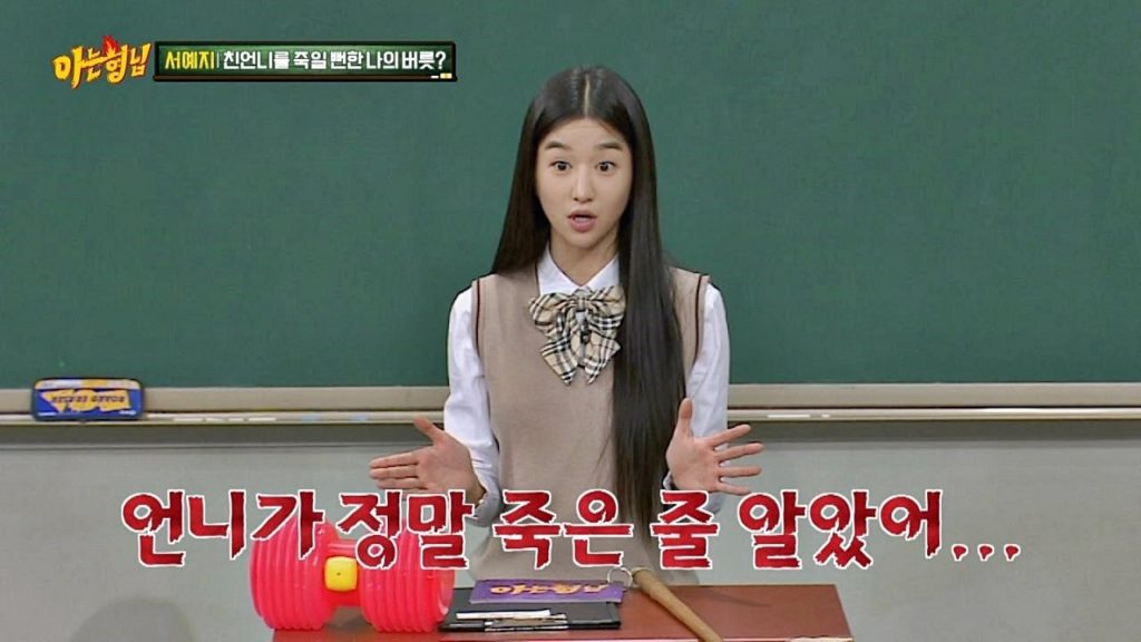 서예지(Seo Ye Ji), 친언니 죽일 뻔한 버릇! 낭떠러지에서 ‘욕싸움’ (ft.공포영화) 아는 형님(Knowing bros) 65회