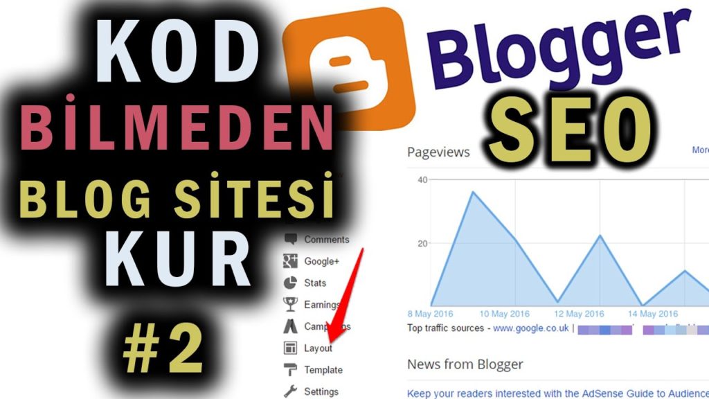 Kod Bilmeden BLOG Sitesi Kur  2😱Blogger SEO Ayarları 2022👀İnternetten Para Kazanma✔ Blogger Eğitim👌