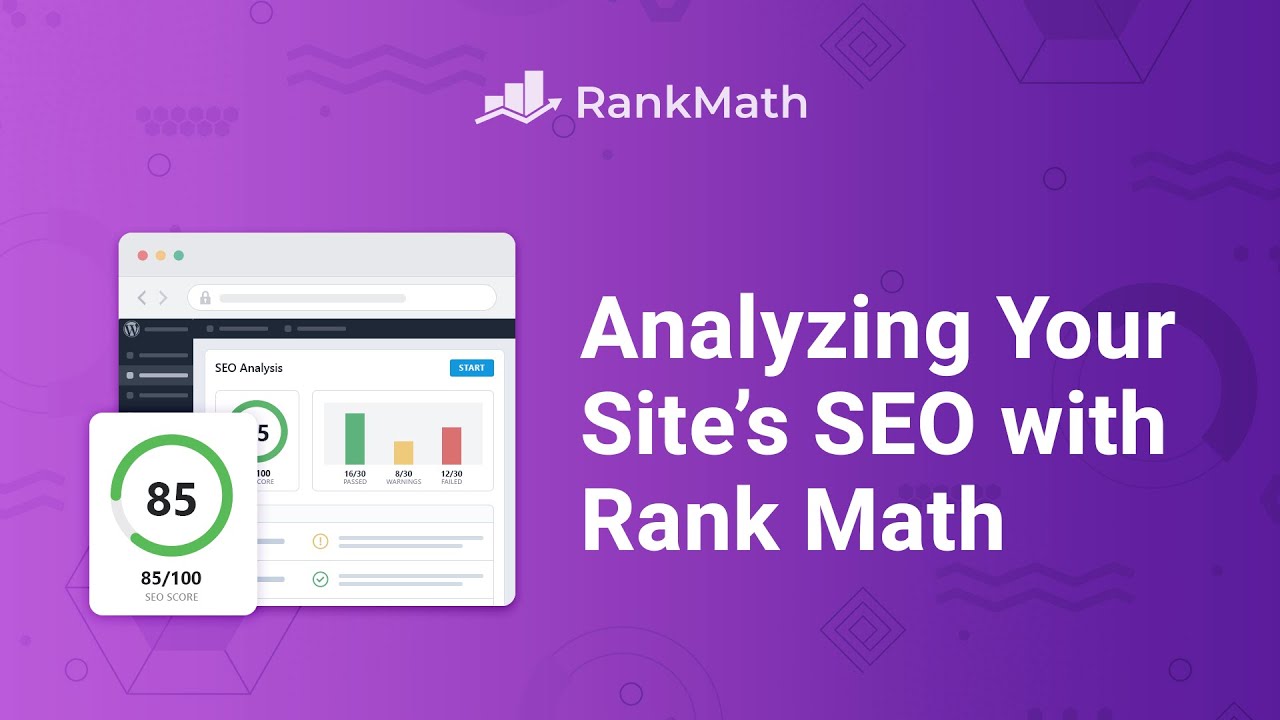 How To Run An SEO Analysis On Your Site with Rank Math SEO? Rank Math SEO