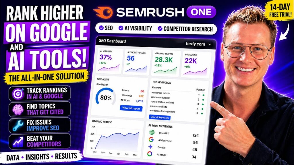 AI Is Killing SEO?! Rank in Google & AI with Semrush One (FULL Tutorial)