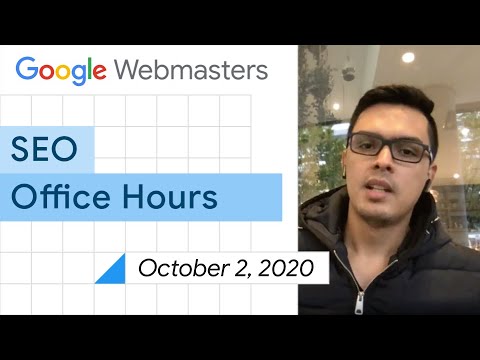 English Google SEO office-hours from October 2, 2020